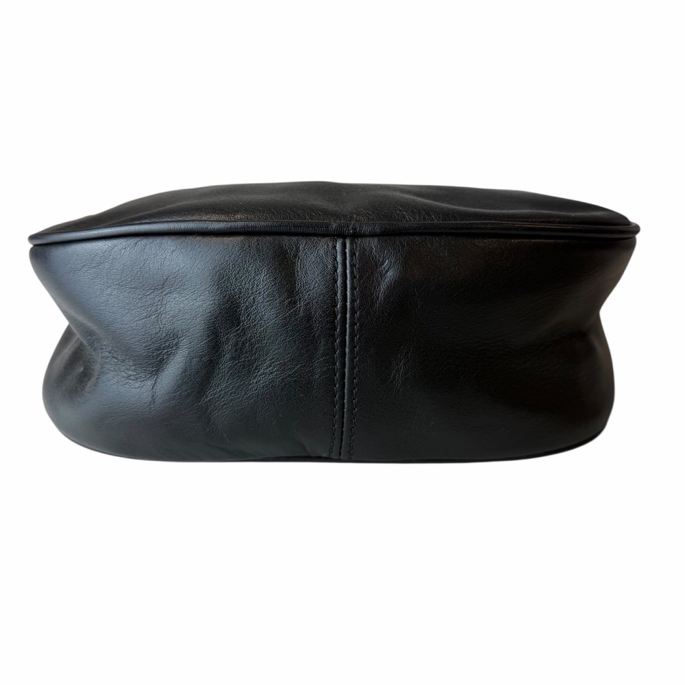 Rare Marc Jacobs Pushlock Mini Hobo Bag Black Leather Small Designer Shoulder - Picture 6 of 11